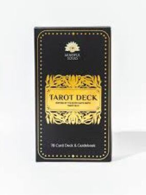 Black & Gold Tarot Deck-mindful souls
